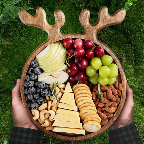 Antler Shaped Wooden Tray