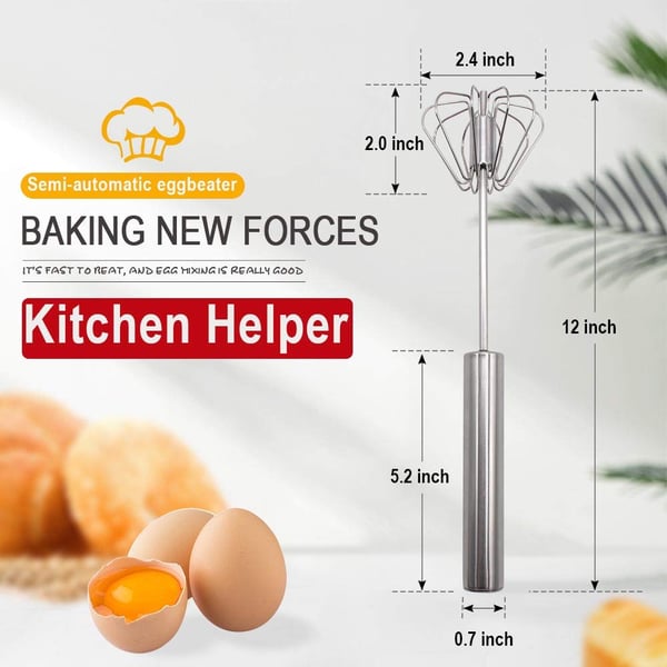 Semi-Automatic Egg Beater