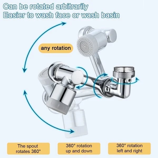 🔥Rotating 1080° robotic arm faucet (universal model)