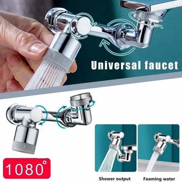 🔥Rotating 1080° robotic arm faucet (universal model)