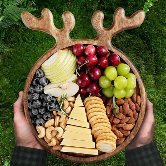 Antler Shaped Wooden Tray