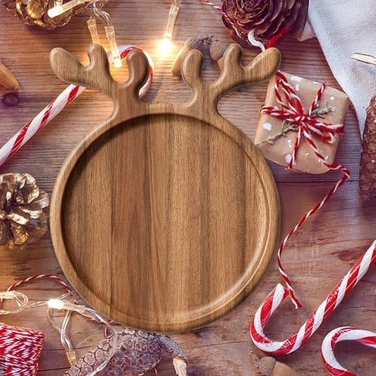 Antler Shaped Wooden Tray