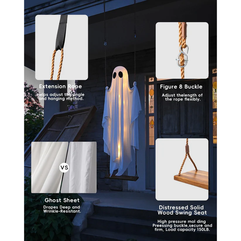 Halloween Hanging Ghost Swing - 🔥 Last Day 49% OFF