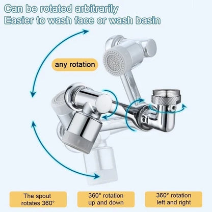 🔥Rotating 1080° robotic arm faucet (universal model)